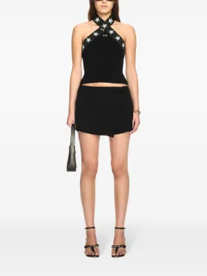 ワンピース OFF WHITE Women Mid Skirts OWDB541S25JER0011010 Black Off-White Black and white pleated skirt | OWHL006E19B700771000