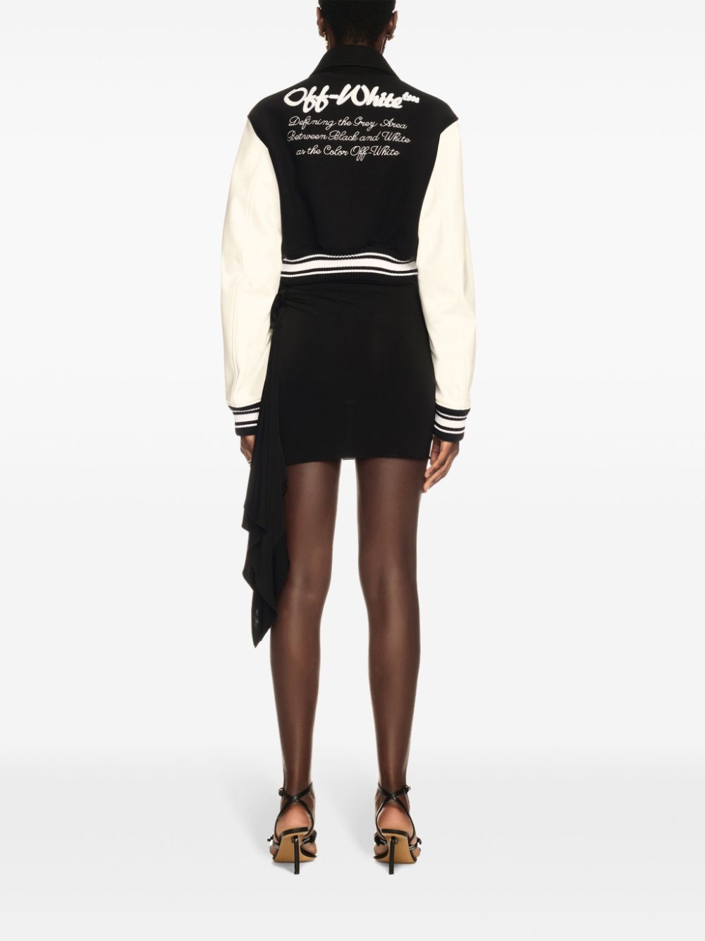 Off-White cropped bomber jacket Women