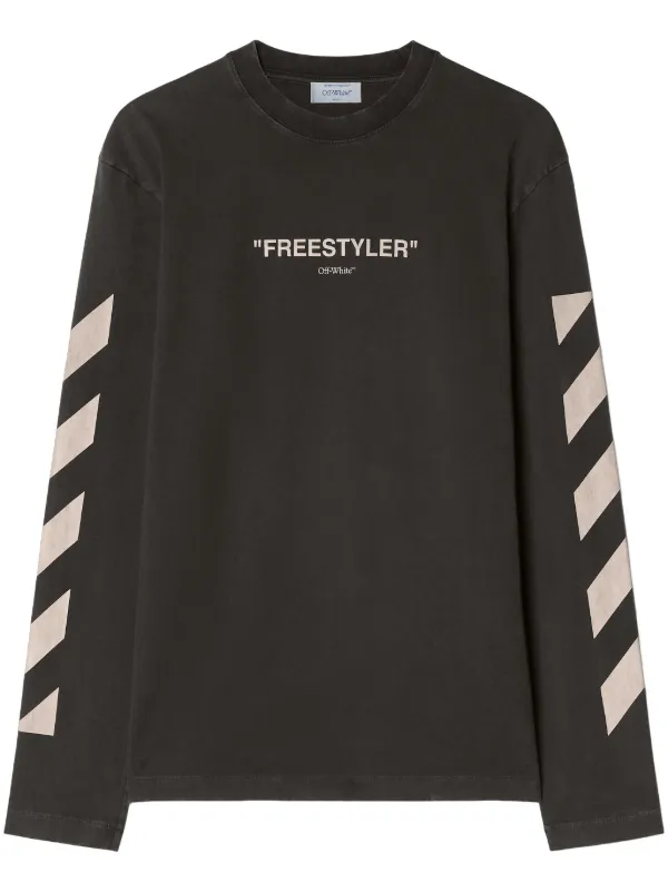 Off-White Diagストライプ Tシャツ | ブラック | FARFETCH JP 
