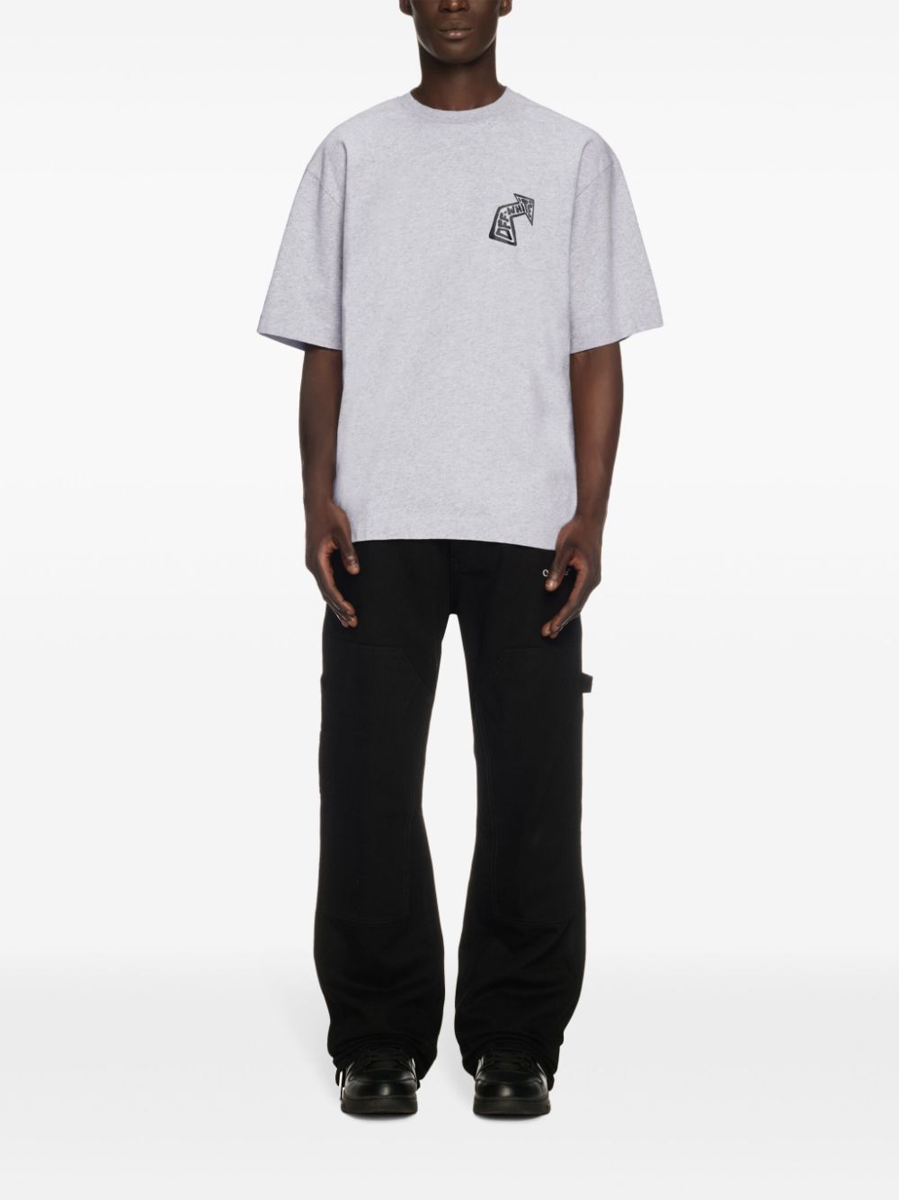 Off-White Arrows-print T-shirt - Grey