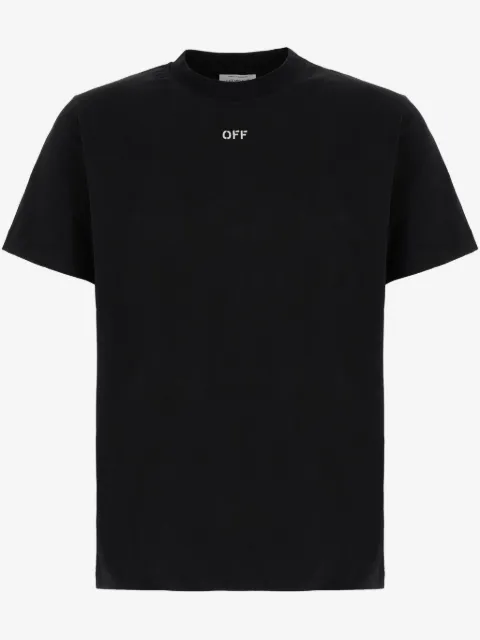 Off-White playera con logo bordado