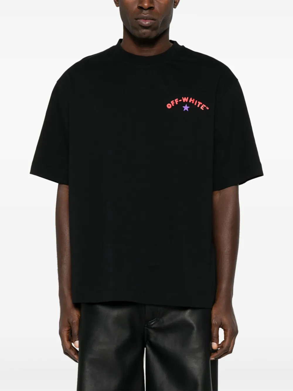 Off-White Star Arrow T-shirt Zwart