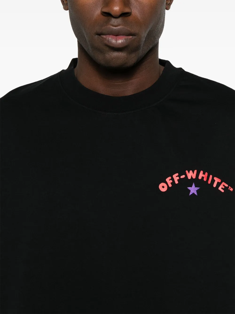 Off-White Star Arrow T-shirt Zwart