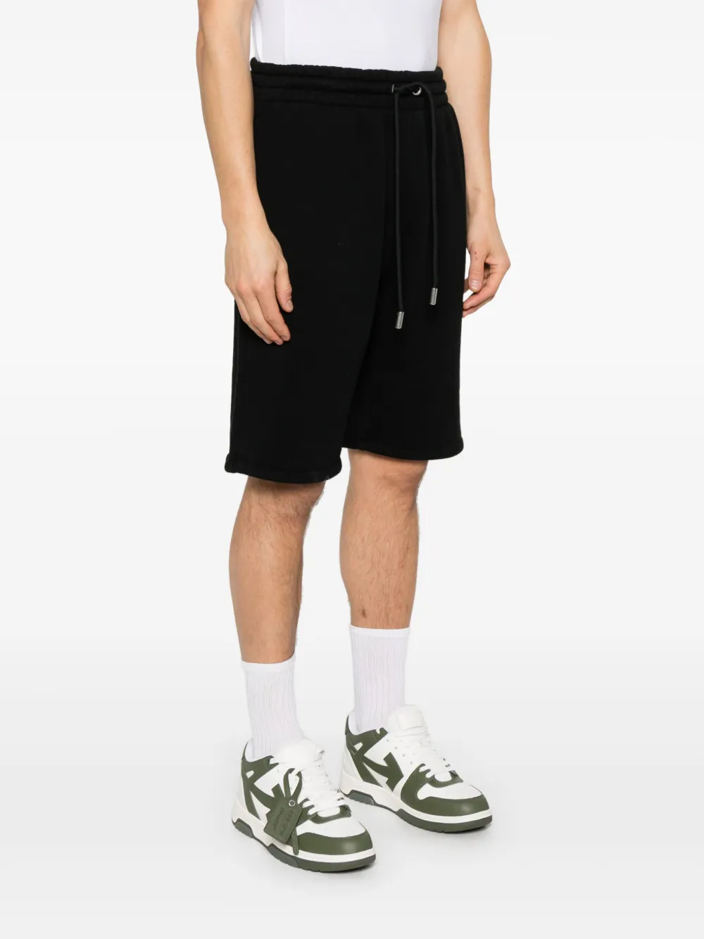 Off-White Shorts met Arrows-patroon Zwart