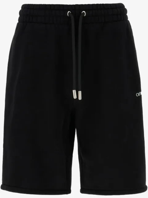 Off-White شورت بنقش أسهم
