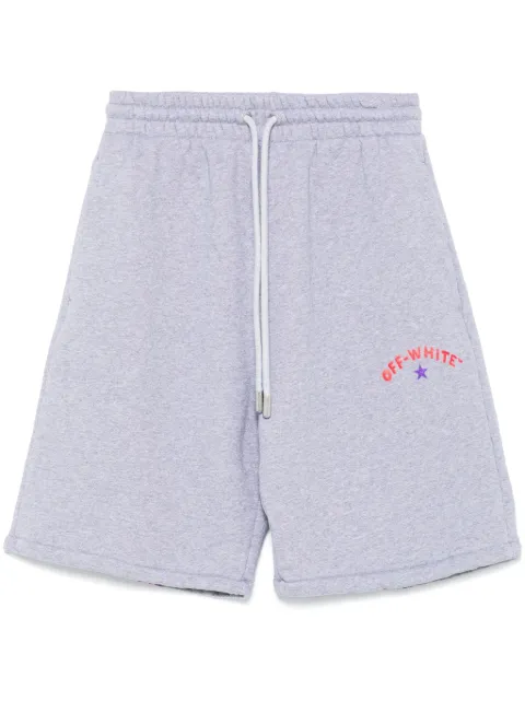 Off-White STAR ARROW SKATE SWEATSHORTS GREY MELANG