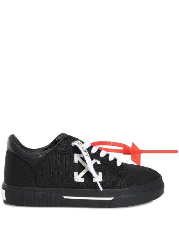 Off-White Low Vulcanized Sneakers Black FARFETCH IN