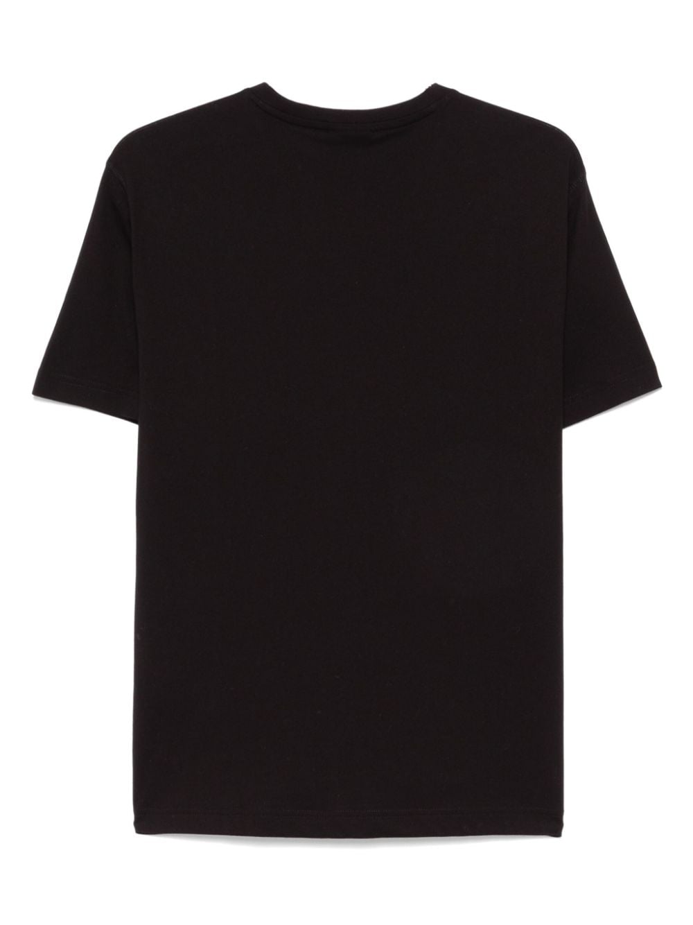 Ea7 Emporio Armani T-shirt met logopatch - Zwart