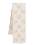 Gucci GG-jacquard scarf - Neutrals