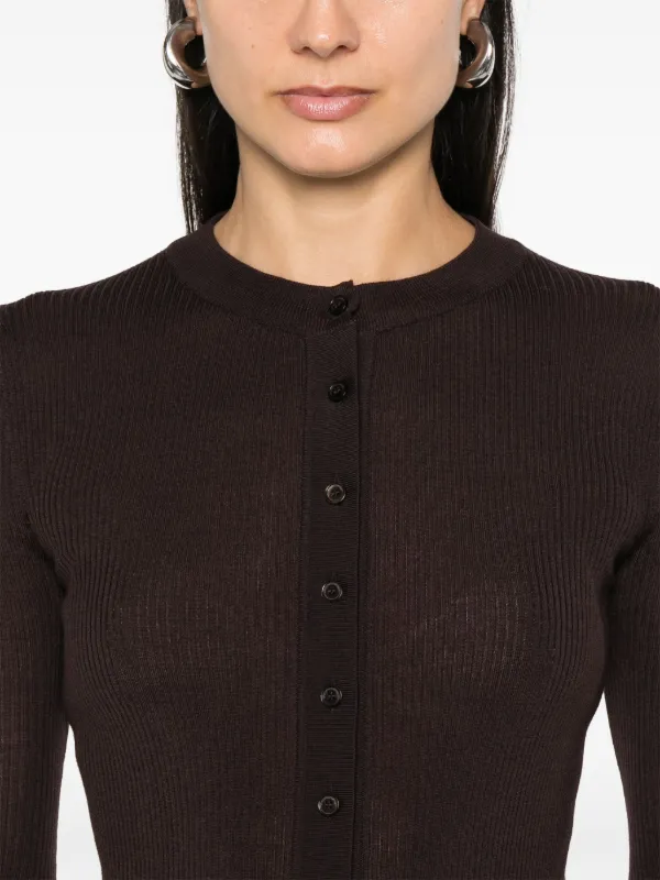 Stella McCartney - STELLA McCARTNEY クルーネック ロングスリーブカーディガン STELLA McCARTNEY クルーネック ロングスリーブカーディガン