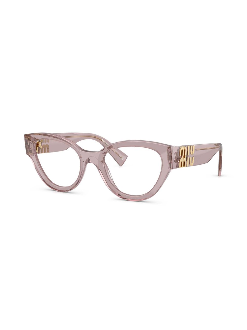 Miu Miu Eyewear Bril met cat-eye montuur - Paars