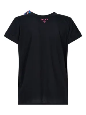 EMILIO PUCCI 黒　ブラック　Tシャツ PUCCI ウィメンズ Tシャツ通販 - FARFETCH