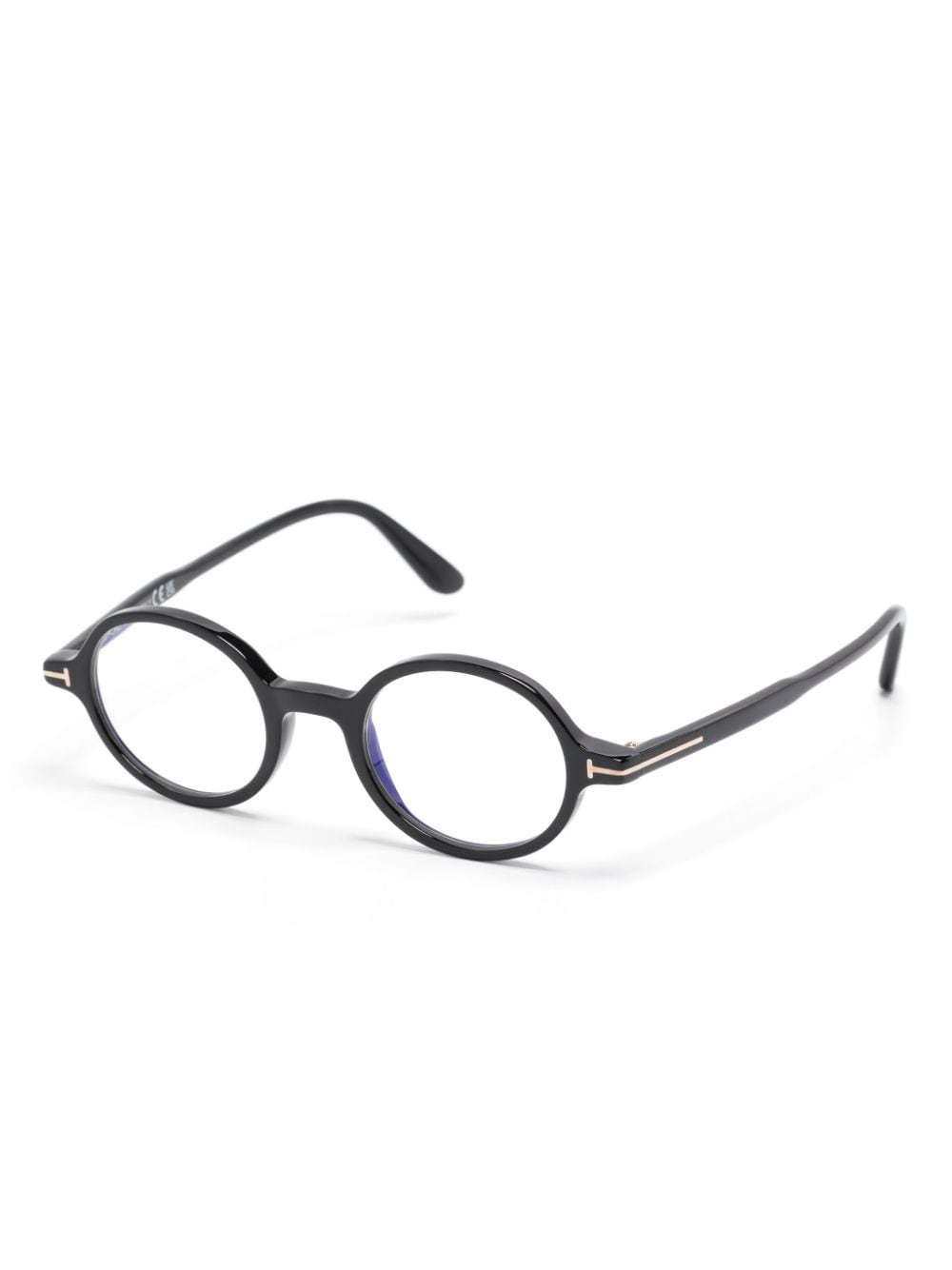 TOM FORD Eyewear Bril met rond montuur - Zwart