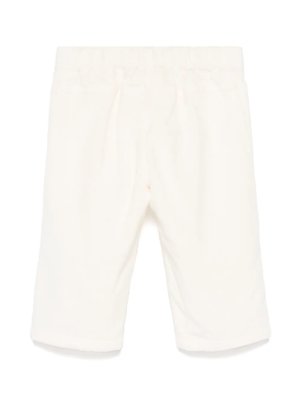 Fendi Kids Broek met geborduurd logo Wit