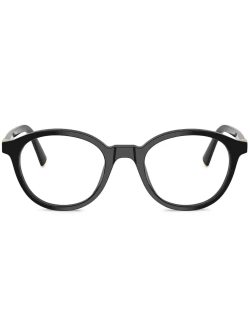 Lunettes à monture ronde - Miu Miu Eyewear - Modalova