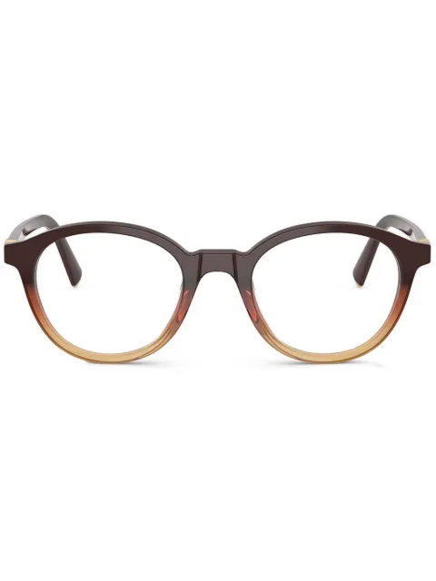 Miu Miu Eyewear lentes con armazón redonda