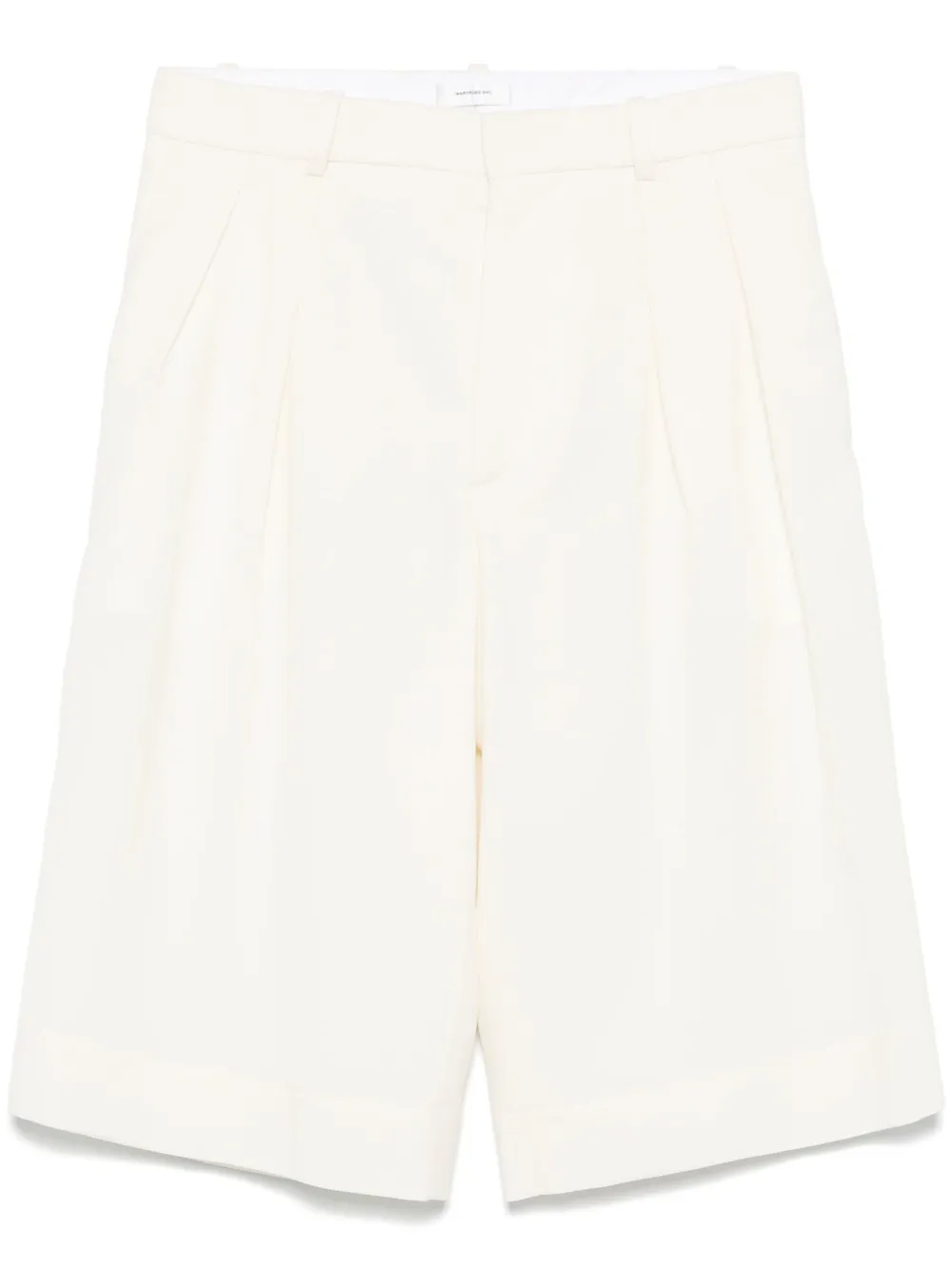 WARDROBE.NYC low-waist shorts | Neutrals | Image 1