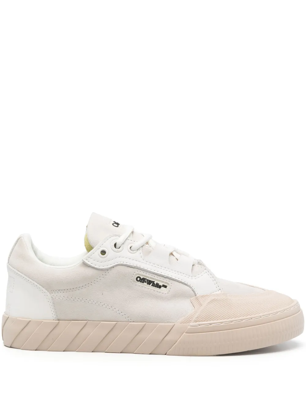 Off-white 'vulcanized 799' White Sneakers With Logo Patch On Tongue And Side In 161 White - Beige