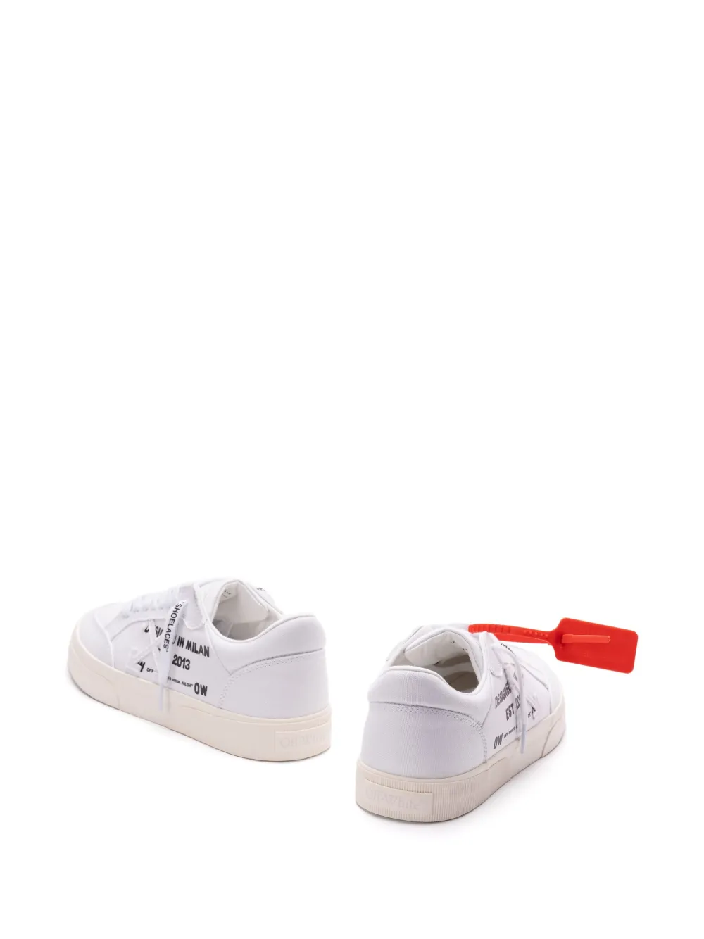 Off-White logo-print sneakers 145 WHITE BLUE