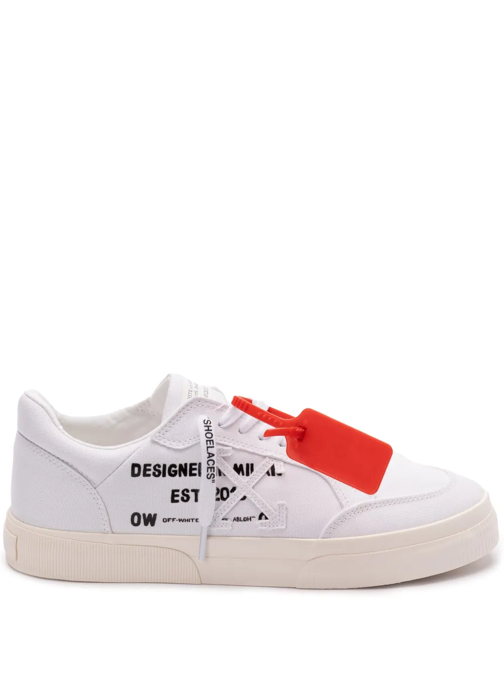 Off-White logo-print sneakers 145 WHITE BLUE