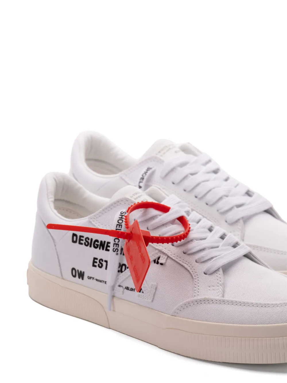 Off-White logo-print sneakers 145 WHITE BLUE