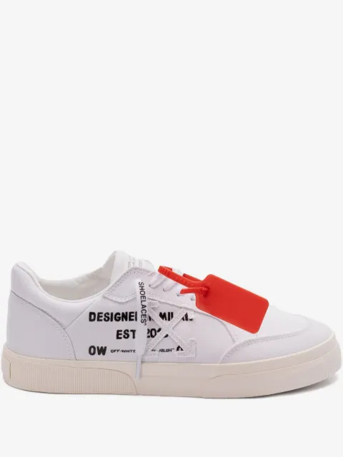 Off-White tenis con logo estampado