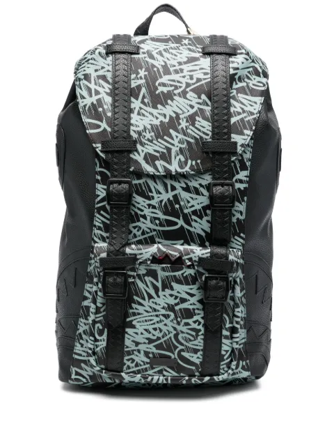 sprayground kid mochila con estampado de grafiti