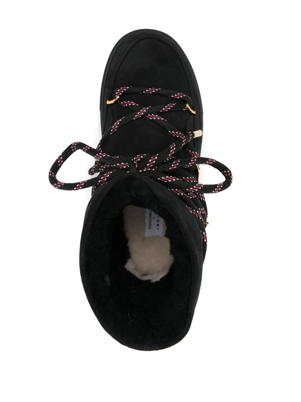 Coccinelle x Inuikii suede boots Black