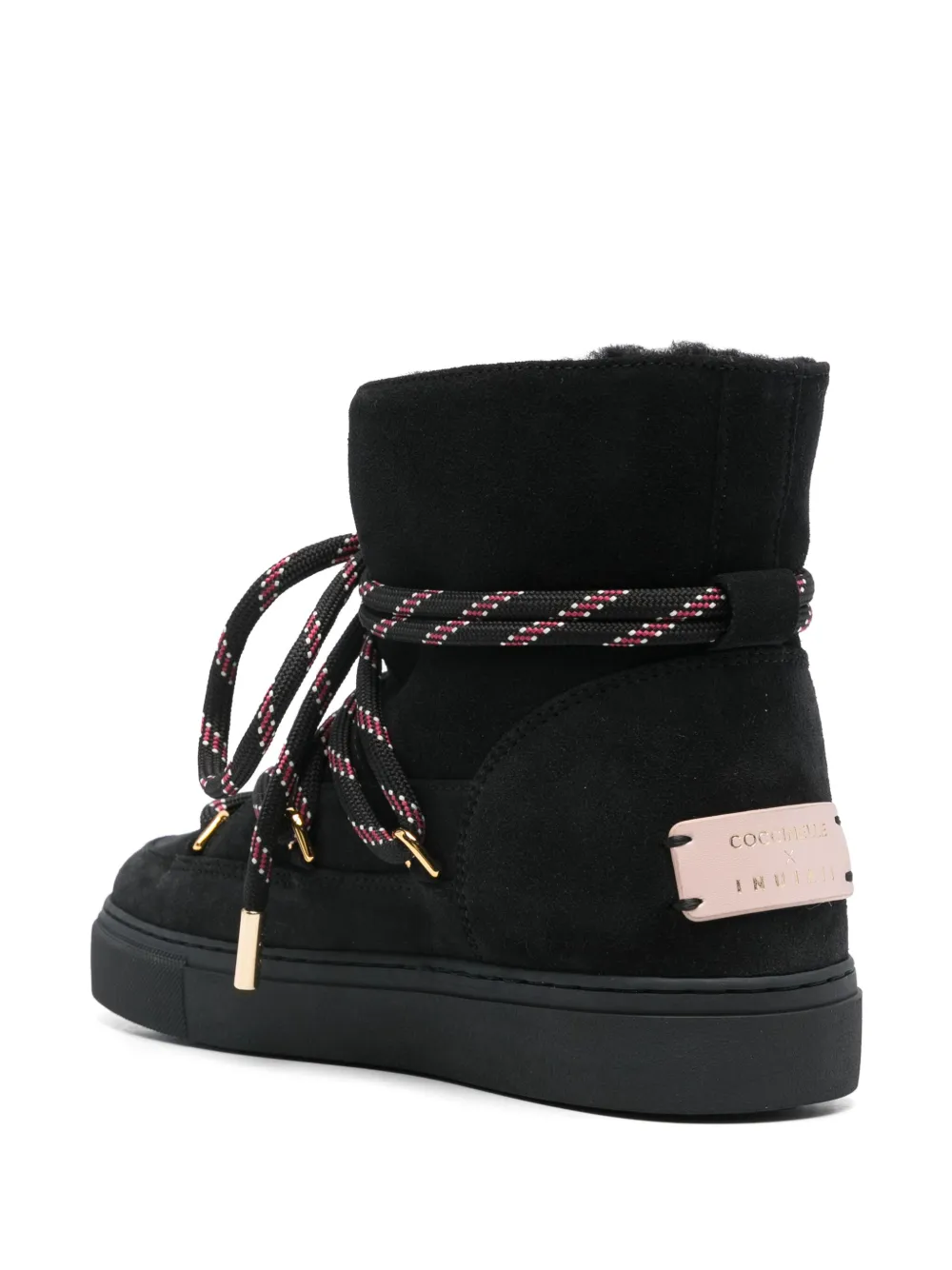 Coccinelle x Inuikii suede boots Black