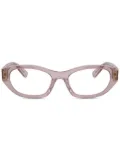 Miu Miu Eyewear oval-frame glasses - Neutrals