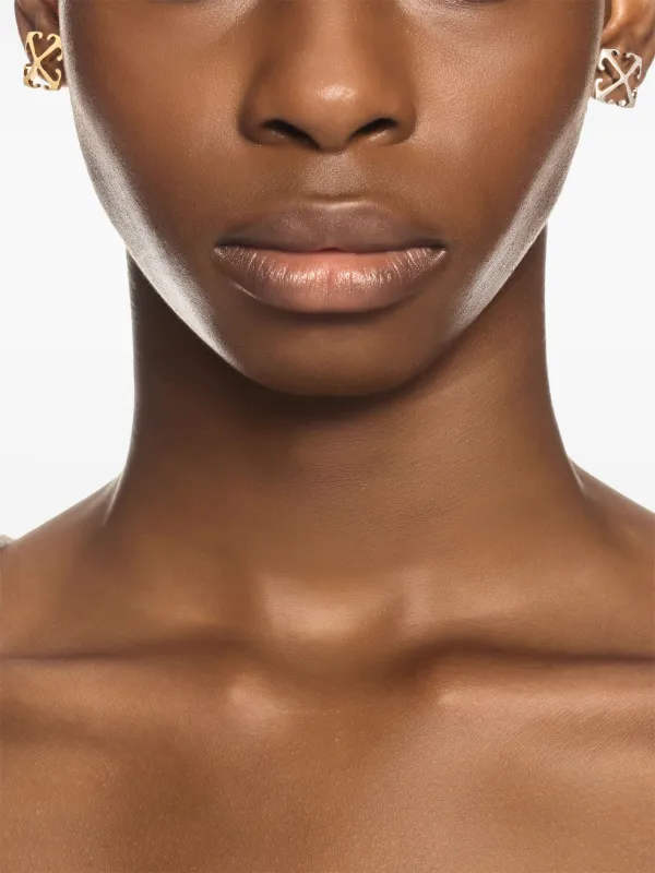 Off-White アローロゴ イヤリング | シルバートーン | FARFETCH JP