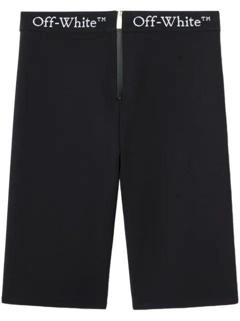 Off-White shorts con logo en la pretina