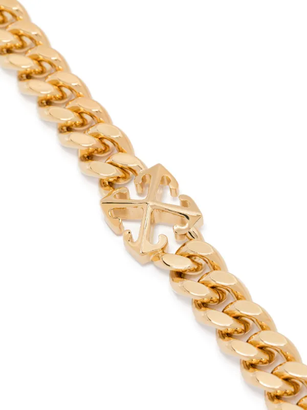 Off-White Arrow Necklace | Gold | FARFETCH