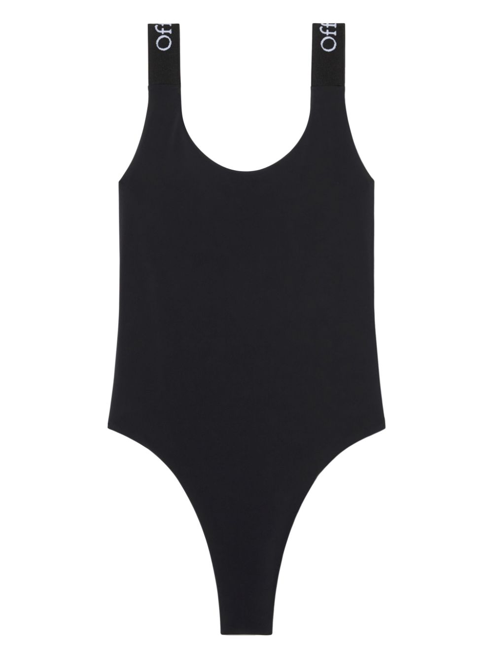 logo-band swimsuit