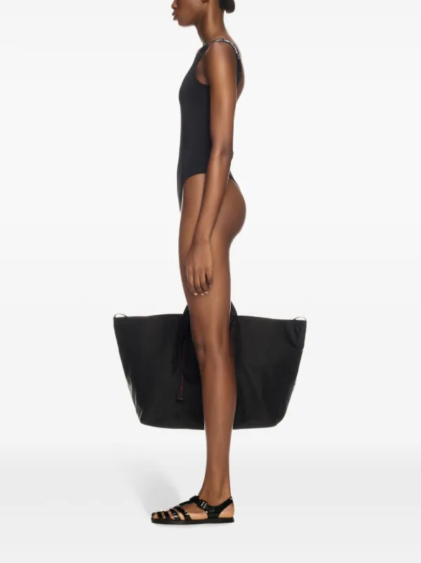 Off-White ロゴバンド 水着 | ブラック | FARFETCH JP