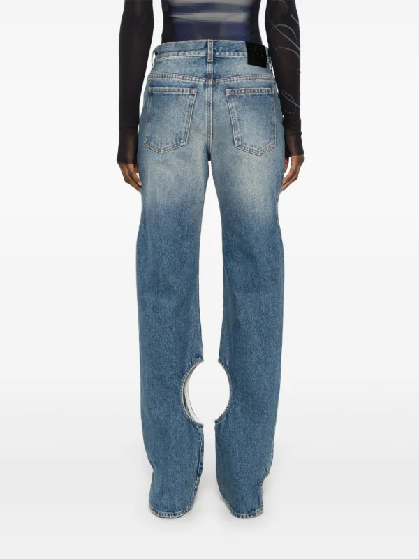 【関税＆送料込み】Off-White 'Meteor' Blue Denim Jeans Off-White Meteor Jeans | Blue | FARFETCH