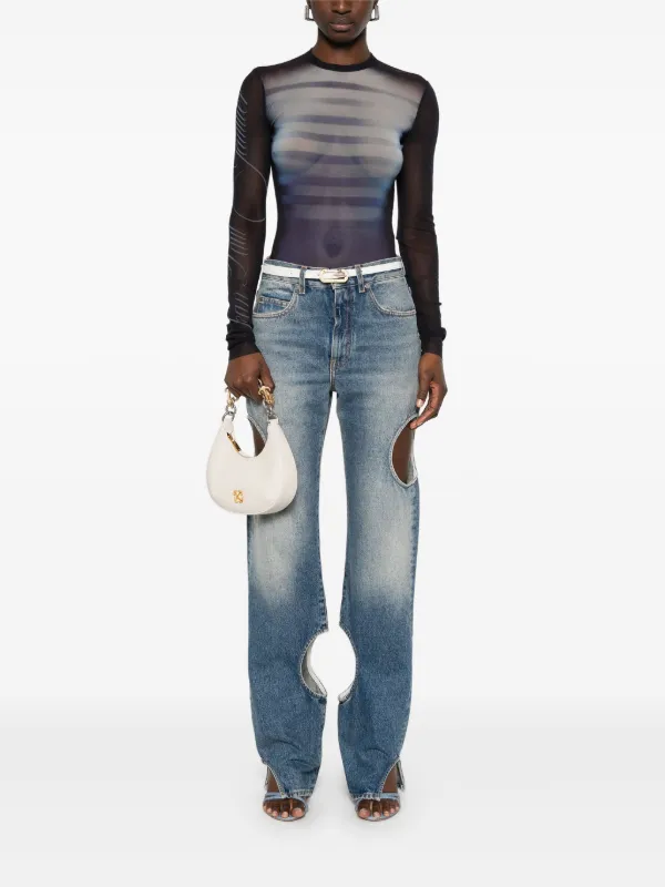 デニム・ジーパン Off-White OWYA06AC99DEN002 Jeans Meteor denim Off-White Meteor Jeans | Blue | FARFETCH