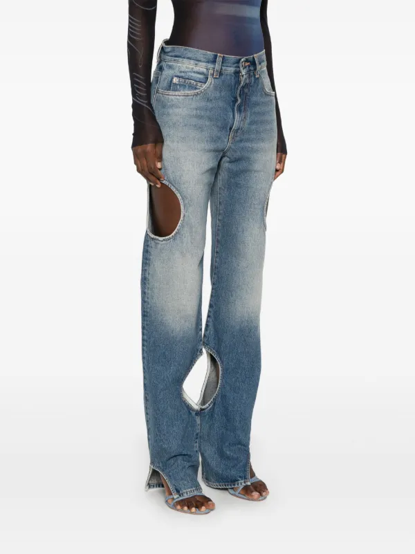 デニム・ジーパン Off-White OWYA06AC99DEN002 Jeans Meteor denim Off-White Meteor Jeans | Blue | FARFETCH