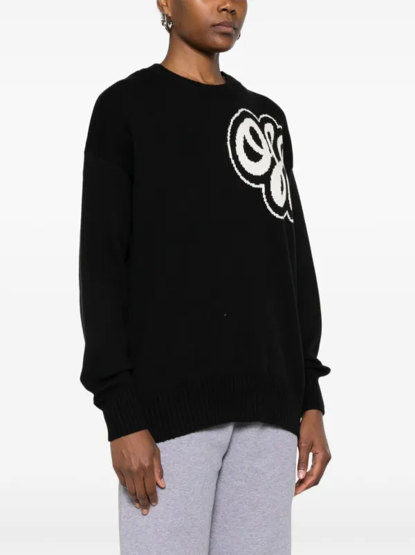 Off-White Hand-Drawn Script Sweater | Black | FARFETCH