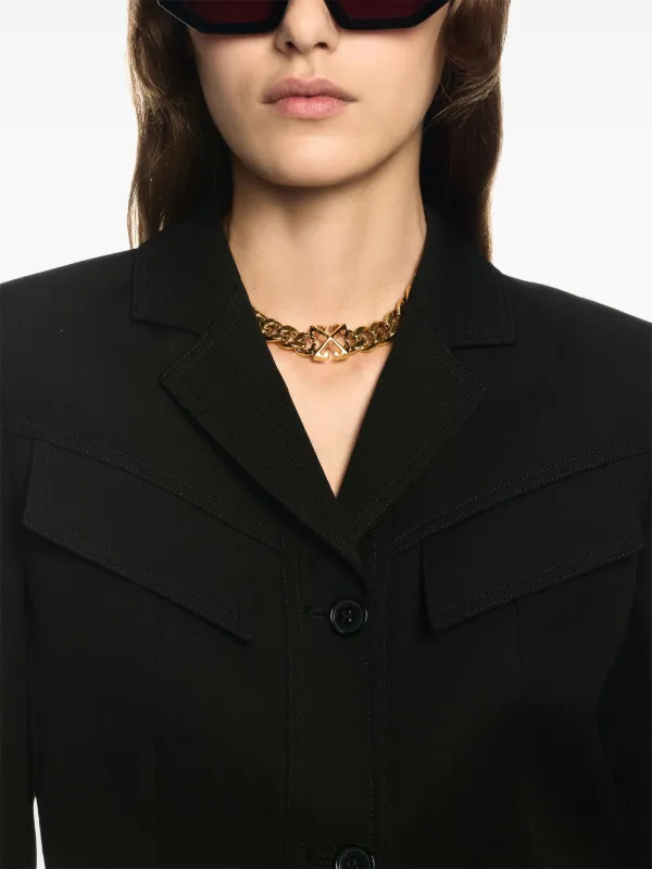 【送料&関税込】Off-White Blazer toybox Off-White Toybox Blazer | Black | FARFETCH BN