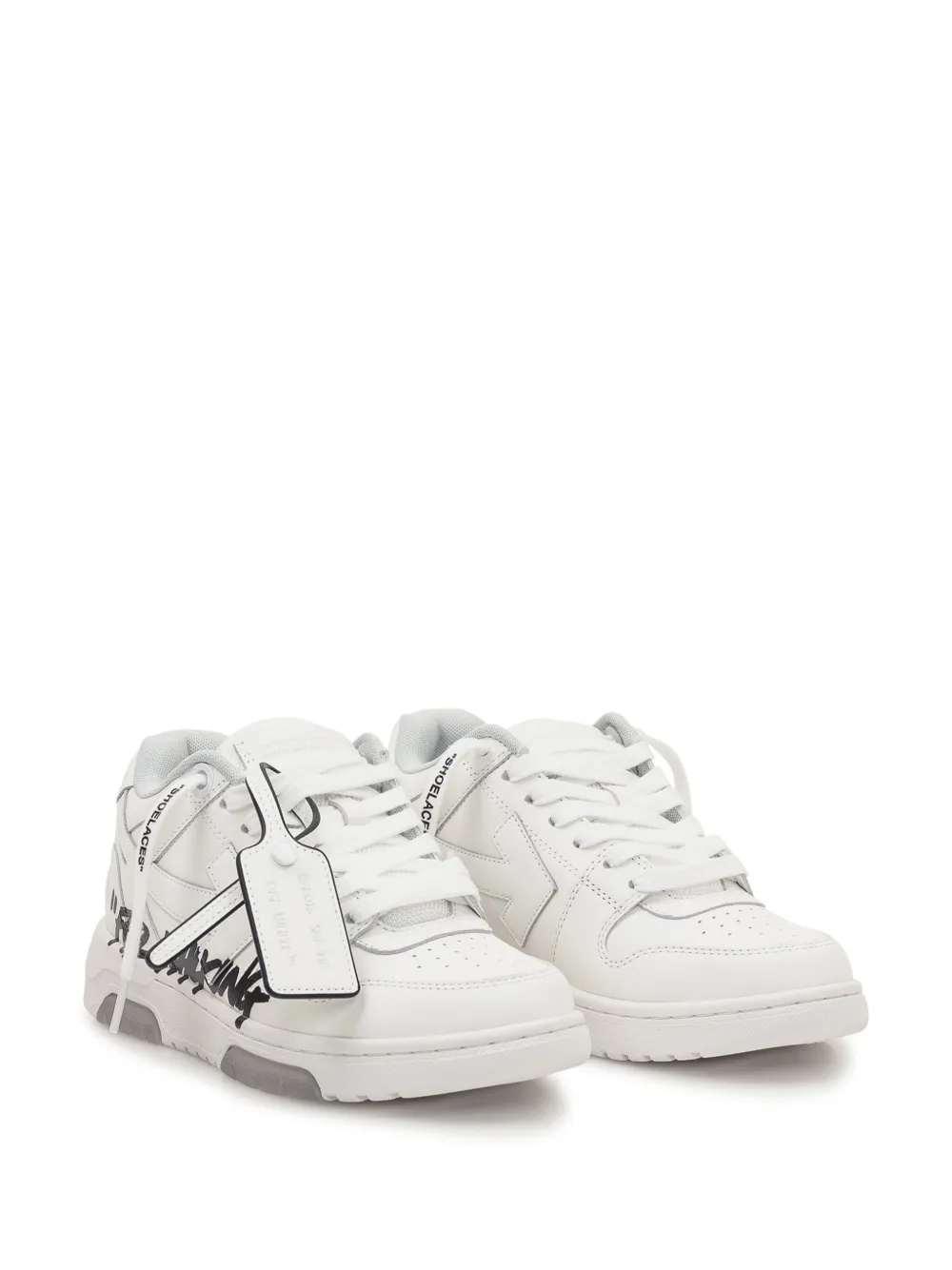 Off-white Out Of Office Sneaker In 110 White - Black