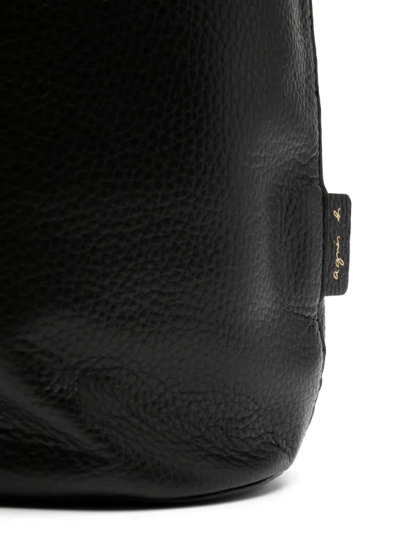 Agnès b. Leather One Shoulder Bag | Black | FARFETCH