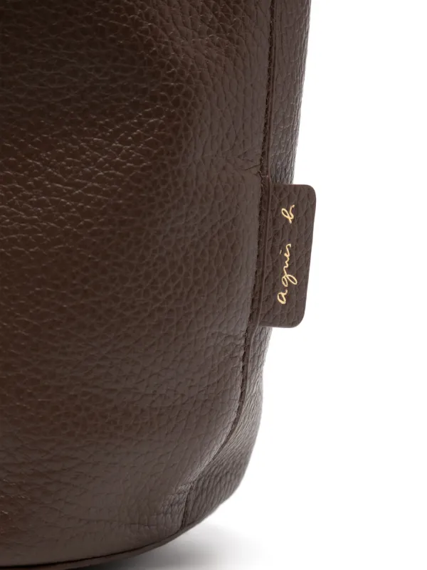 Agnès b. Leather One Shoulder Bag | Brown | FARFETCH