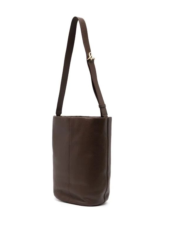 Agnès b. Leather One Shoulder Bag | Brown | FARFETCH