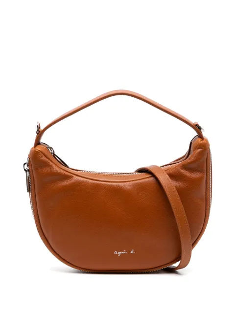 agnès b.  leather crossbody bag