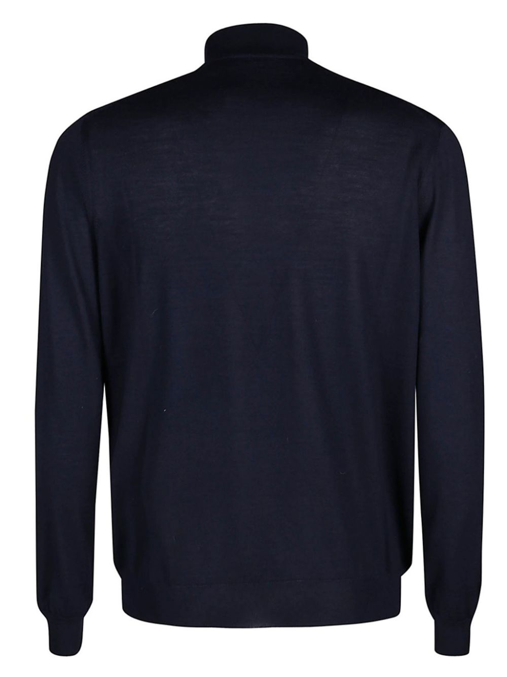 Malo mock neck sweater - Blauw