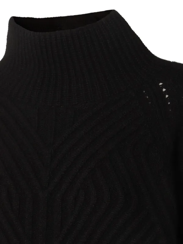 Malo high neck Cashmere Jumper Black FARFETCH CA