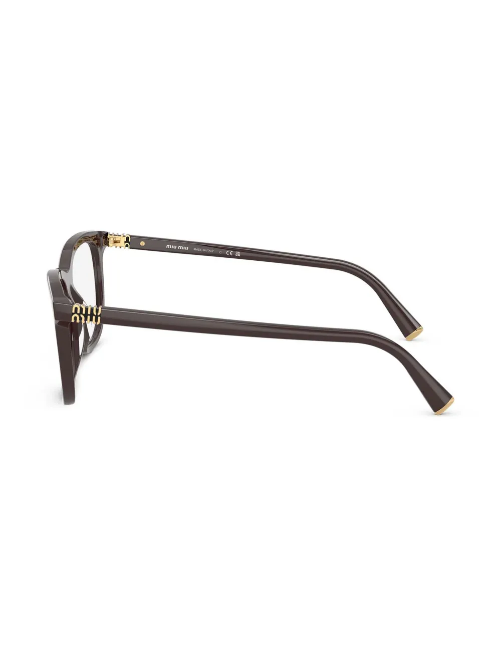 Miu Miu Mu 01wv Glasses In Brown