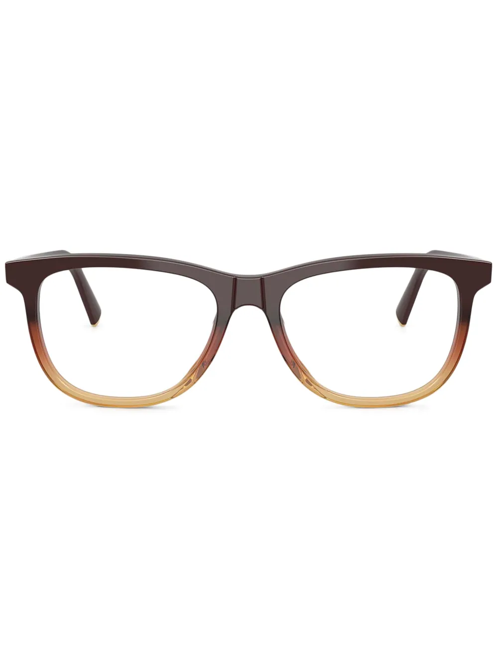 Miu Miu Eyewear round-frame glasses | Brown | Image 1