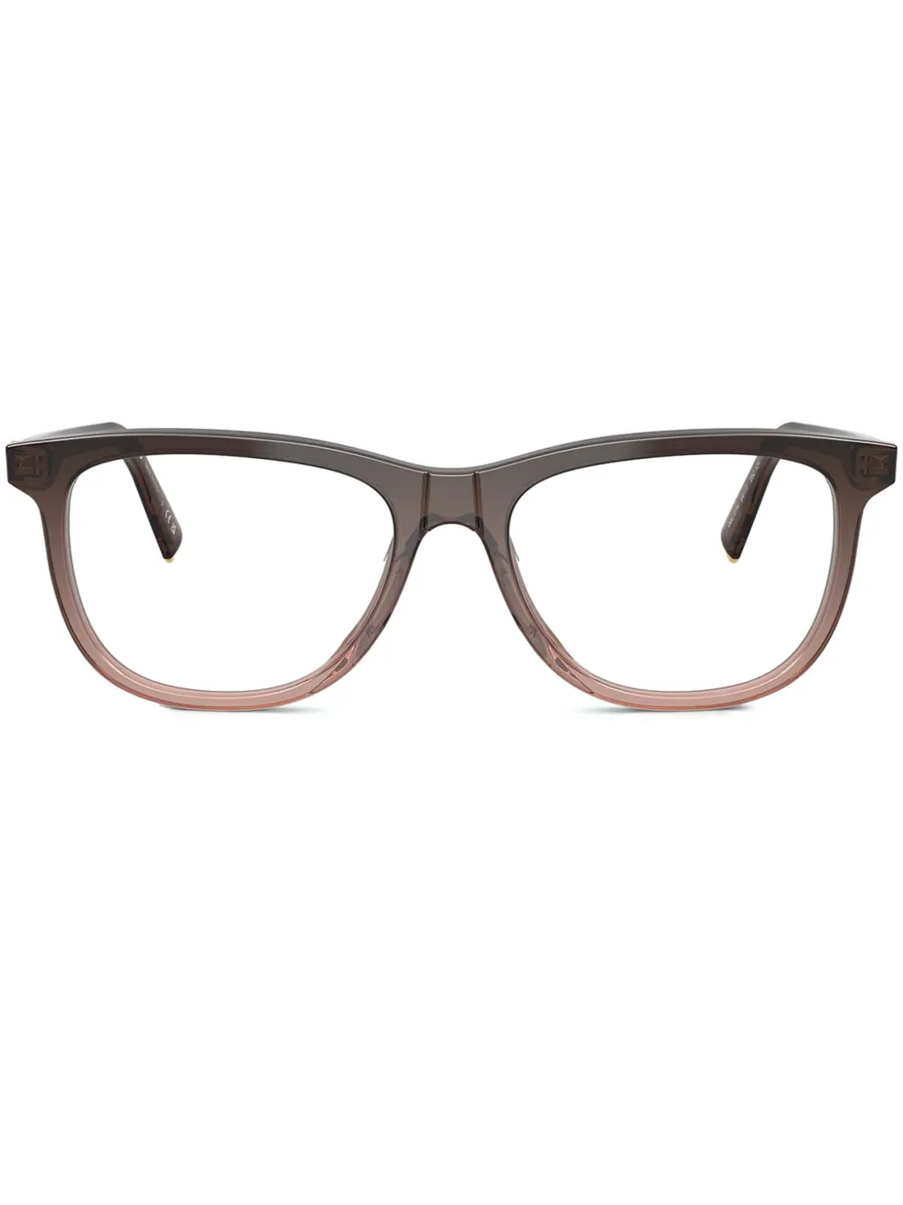 Miu Miu Pantos-frame Glasses In Brown